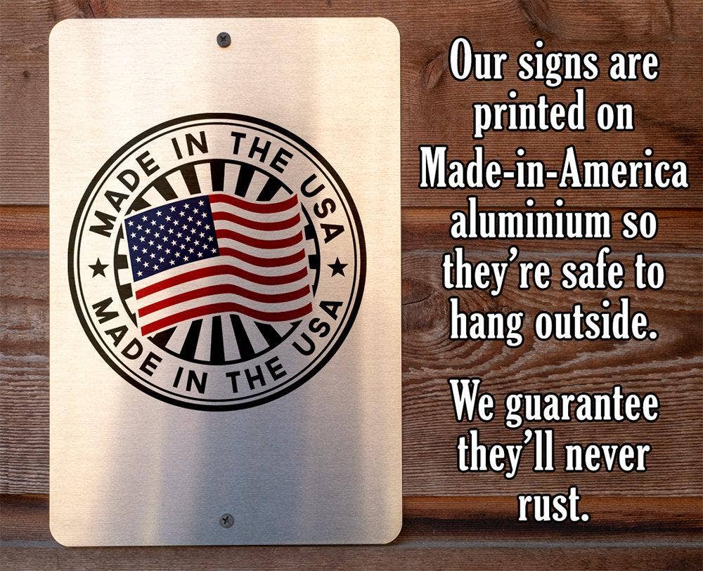 Backyard Bar & Grill - Metal Sign