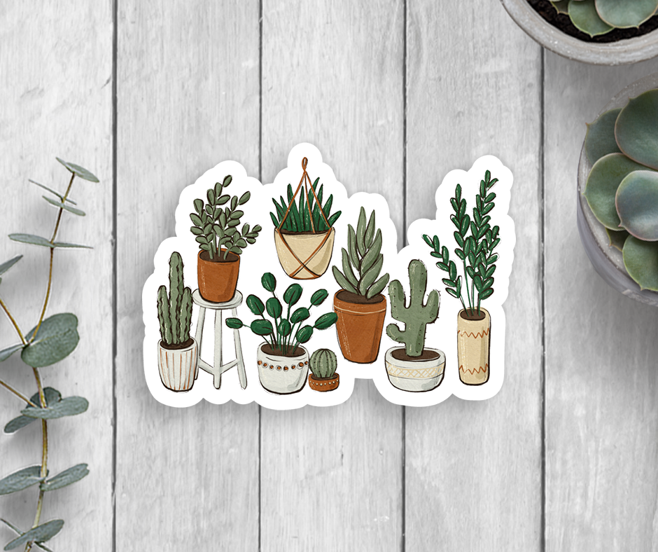 Plants Vinyl Sticker