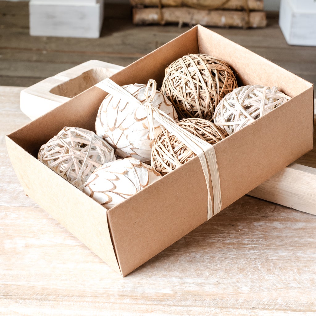 6pc Deco Ball Gift Box