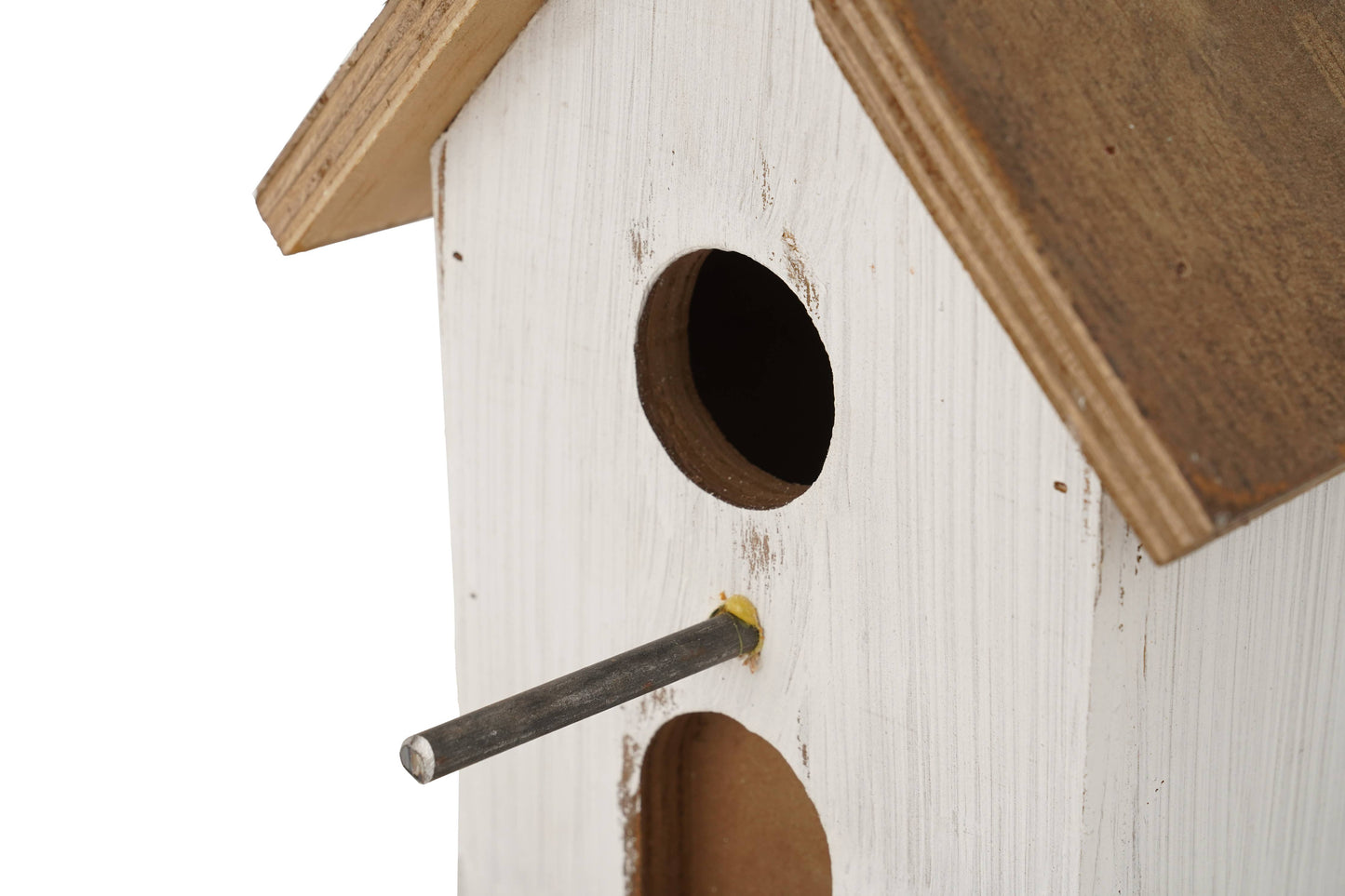 Wood Top Church Birdhouse