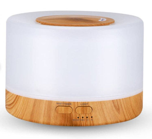 700ml Ultrasonic Home Diffuser, Natural Wood and White