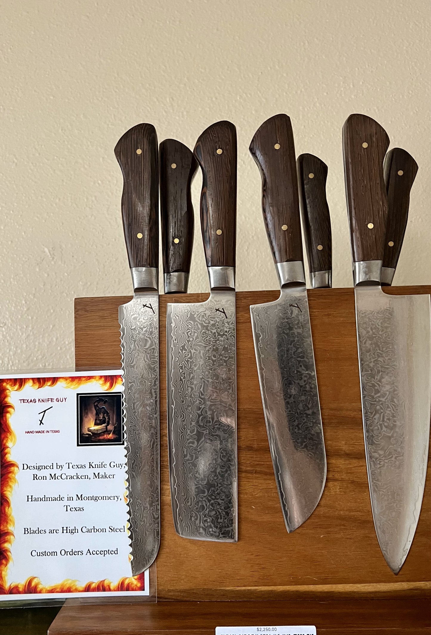 7pc Damascus Knife Set