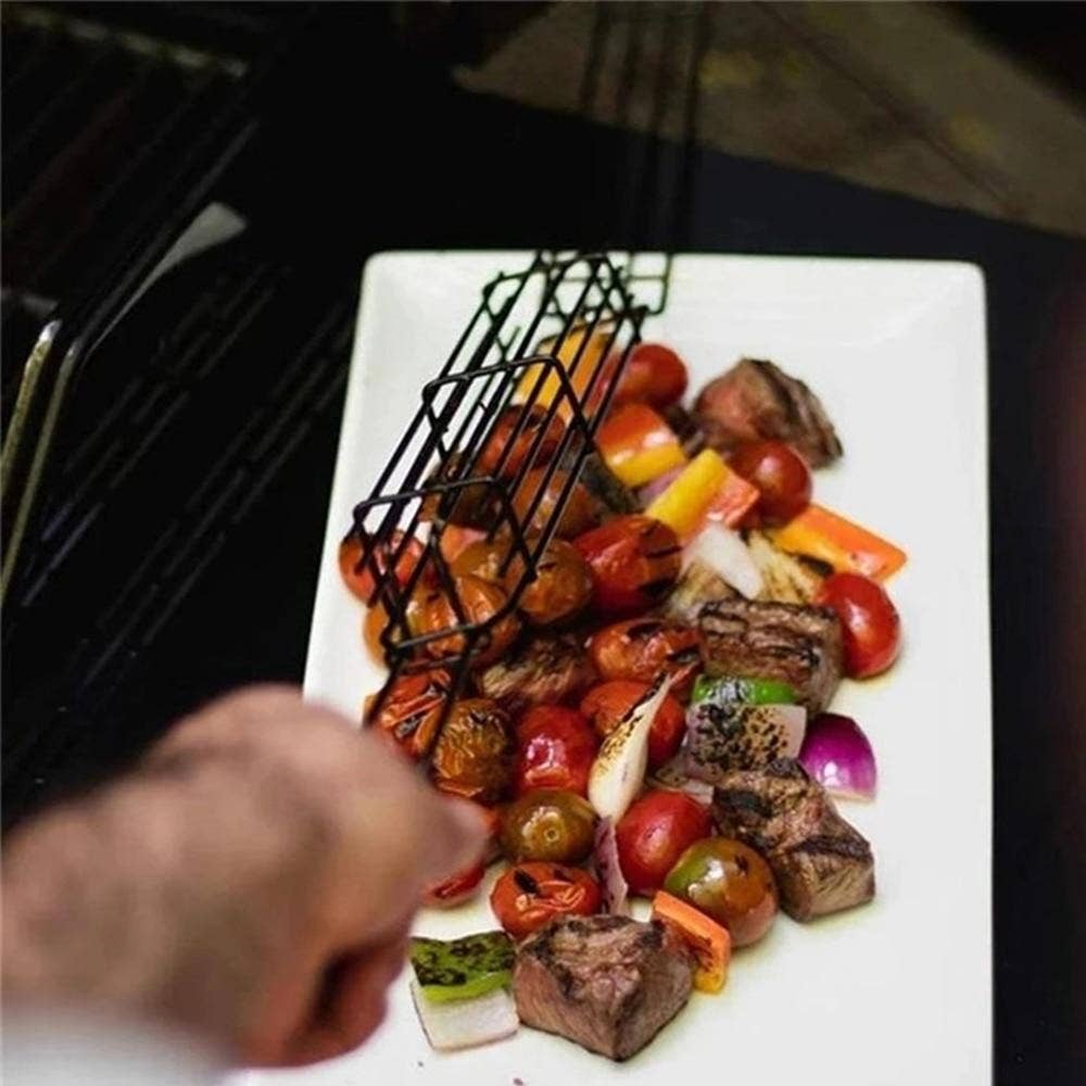 Kabob Grill Basket, Non-Stick Set 4,19.5" x 2" x 1.5"