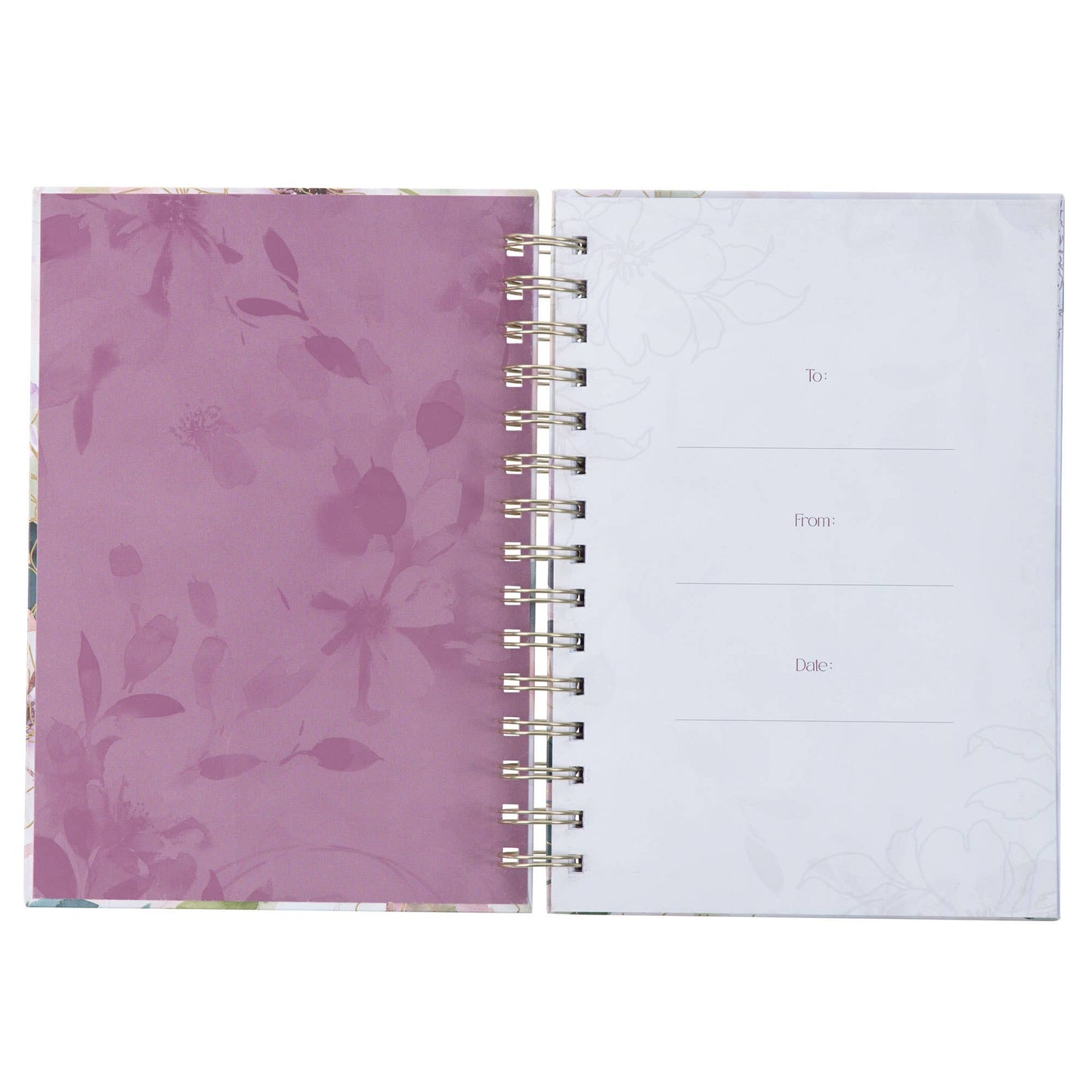 Floral Trust in the Lord Prov. 3:5 Journal Wirebound
