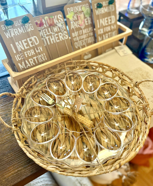 Woven Acrylic Egg Tray