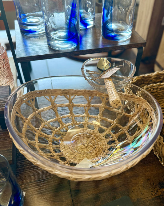 Woven Acrylic Chip & Dip Set