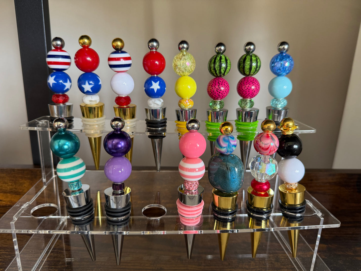Beaded Wine Stoppers