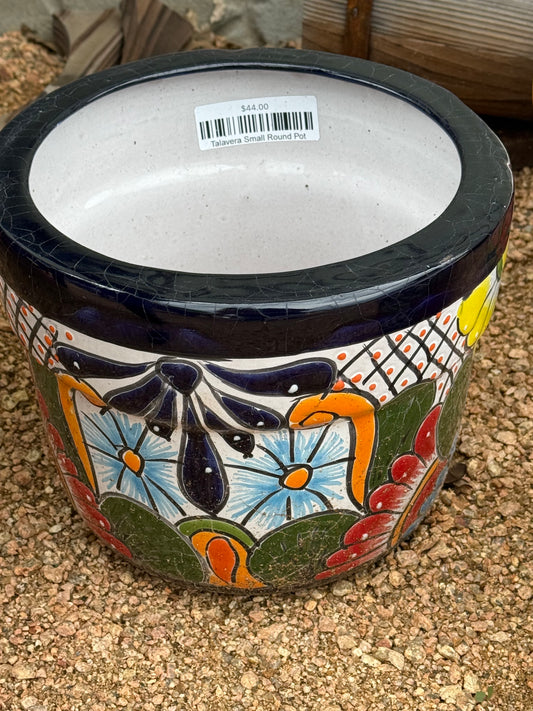 Talavera Small Round Pot
