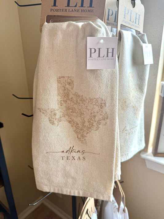 Adkins, Texas Tea Towel