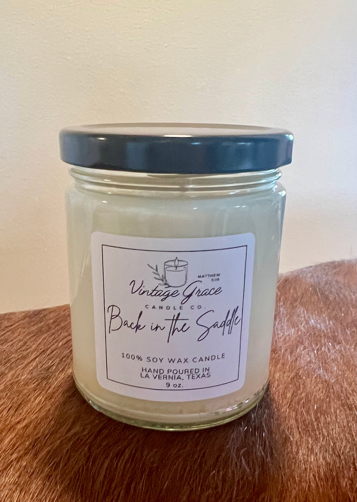 Back in the Saddle Soy Candle