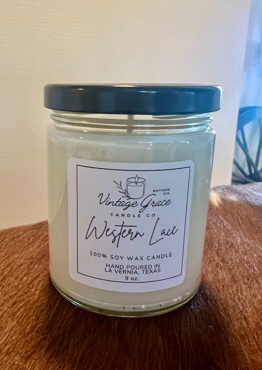 Western Lace Soy Candle