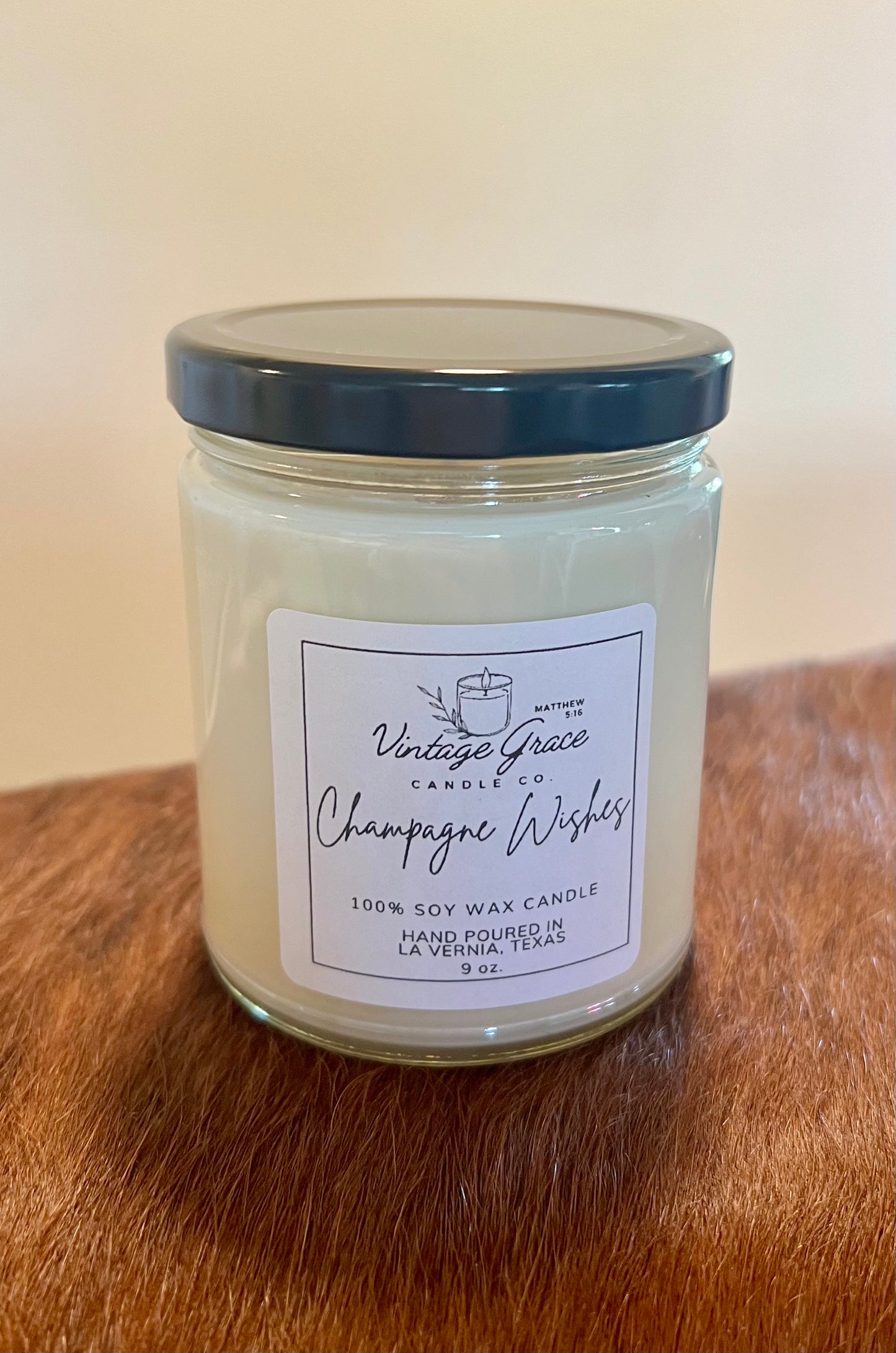 Champagne Wishes Soy Candle