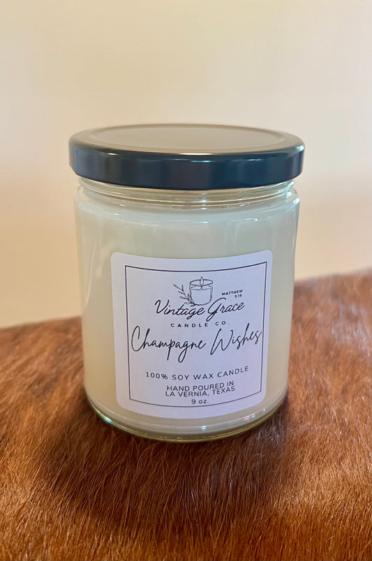 Champagne Wishes Soy Candle