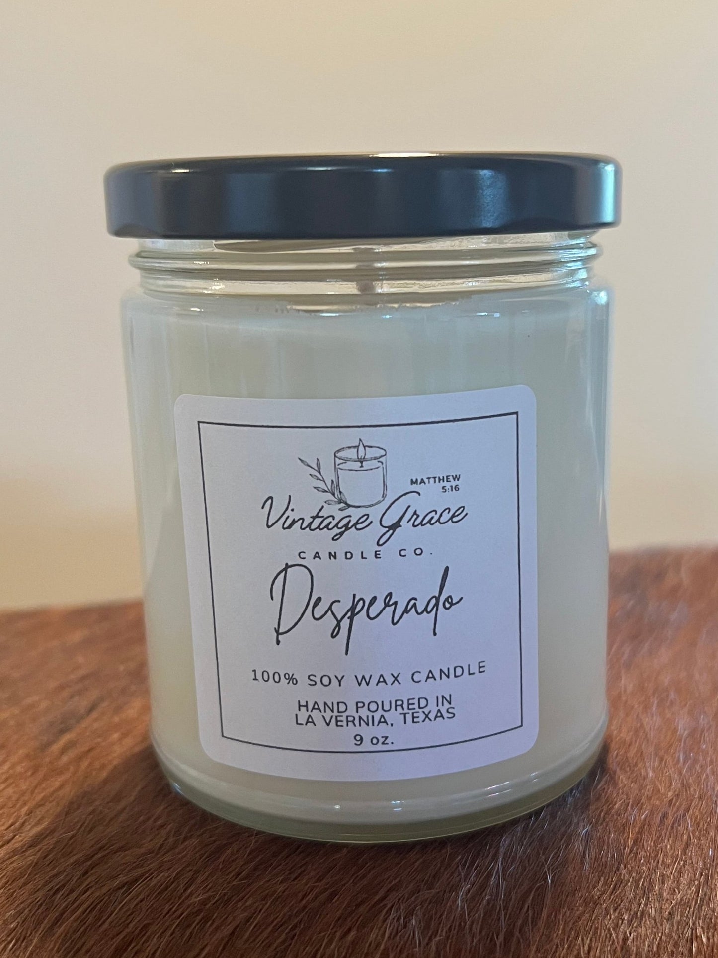 Desperado Soy Candle