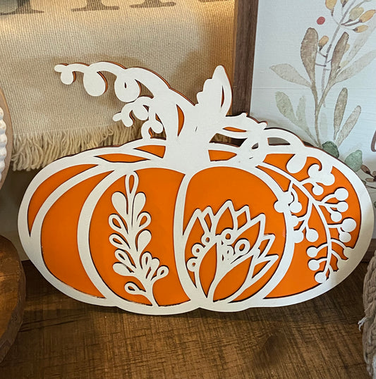 Floral Pumpkin