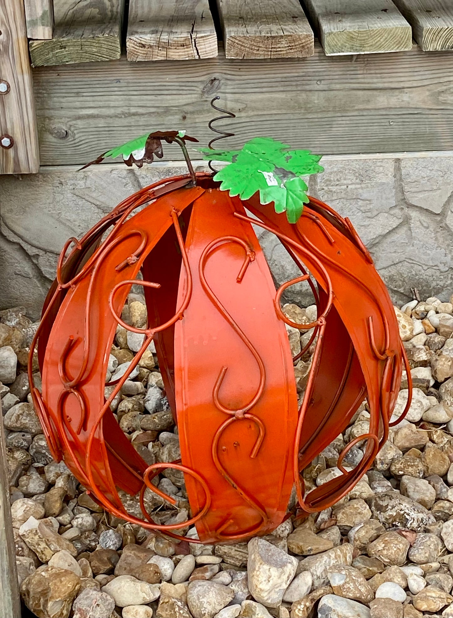 Decorative Metal Pumpkin