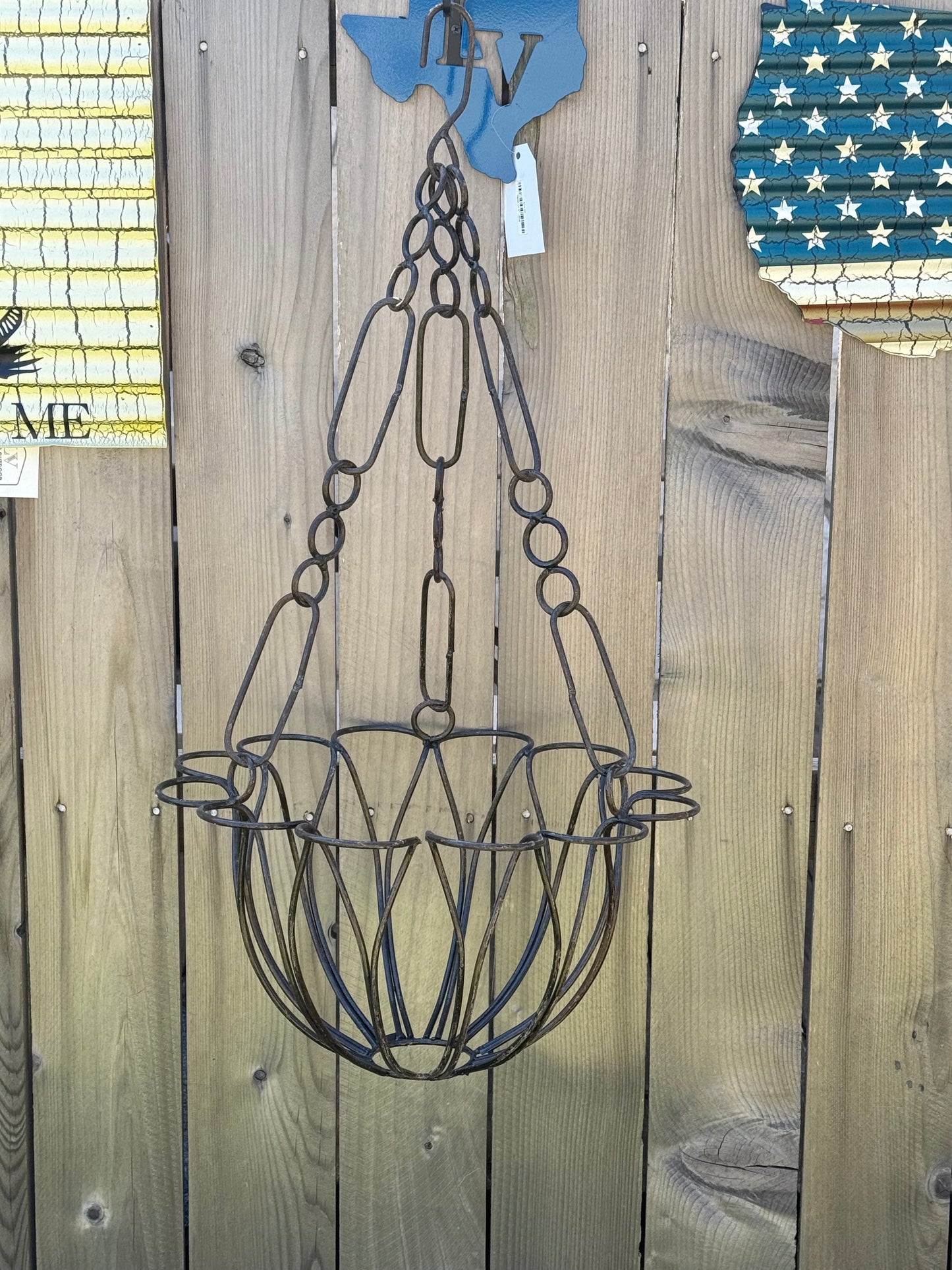 Round Metal Hanging Basket