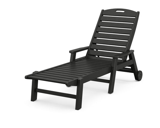 POLYWOOD® Nautical Chaise with Arms & Wheels