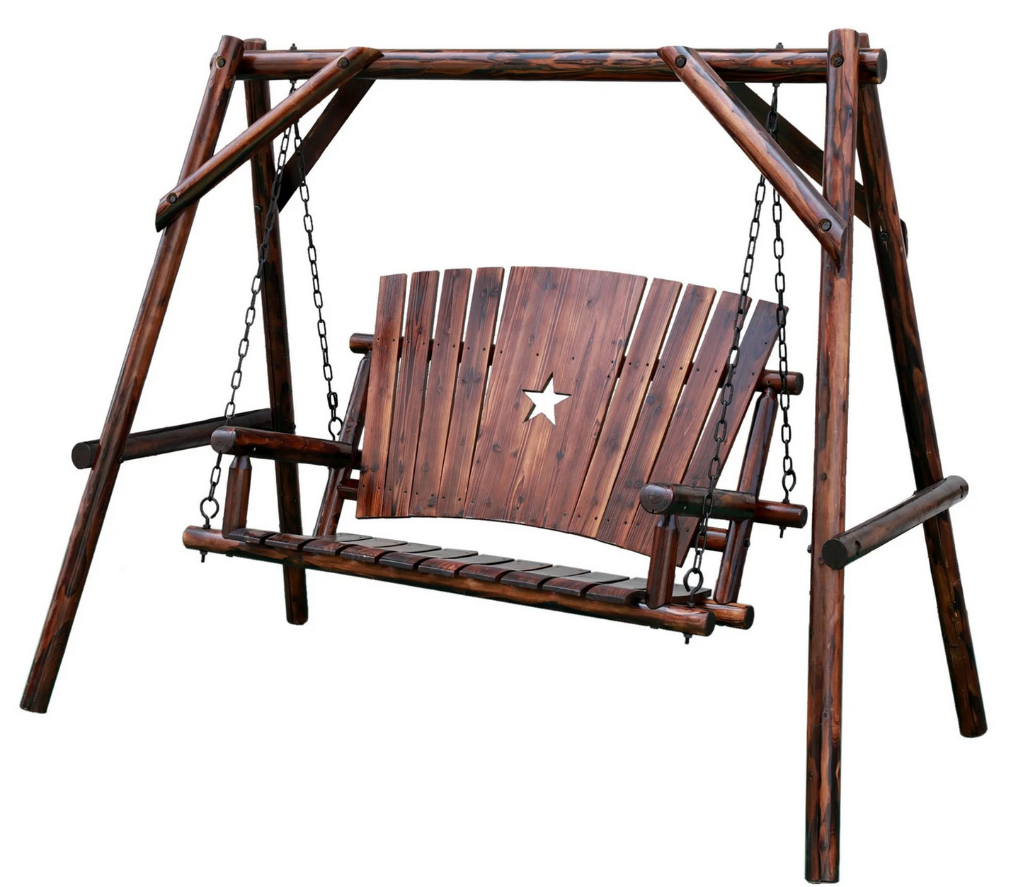 A Frame Swing with Star Cutout