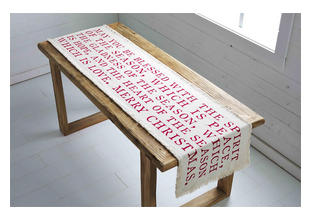 Everyday & Christmas Reversible Blessing Table Runner