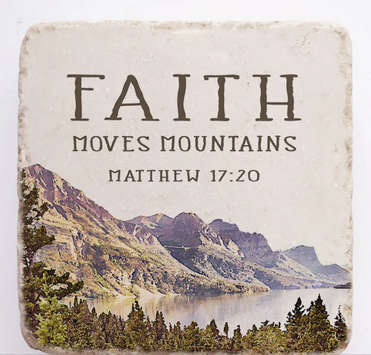 Matthew 17:20 Faith Trivet with Stand