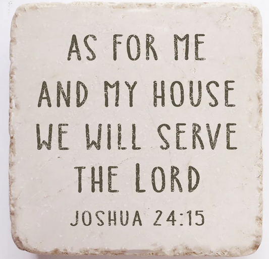 Joshua 24:15 Trivet with Stand