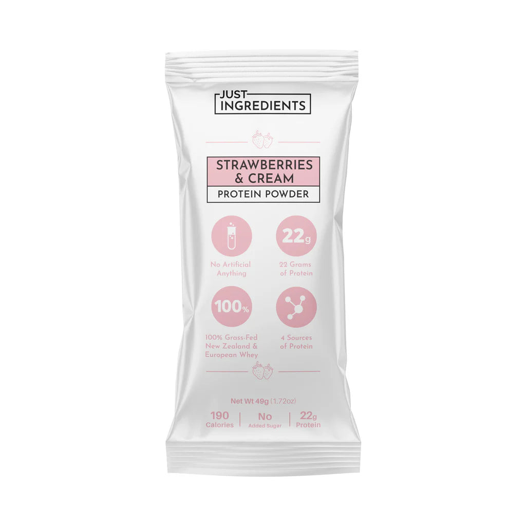 Strawberries & Cream Protein Powder Stick