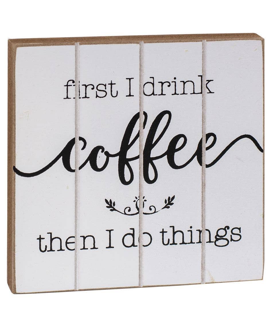 Coffee Block Signs