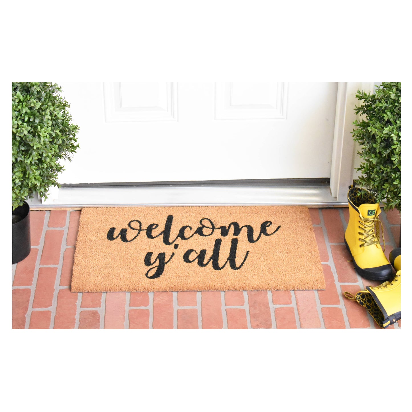 Welcome Y'all Doormat