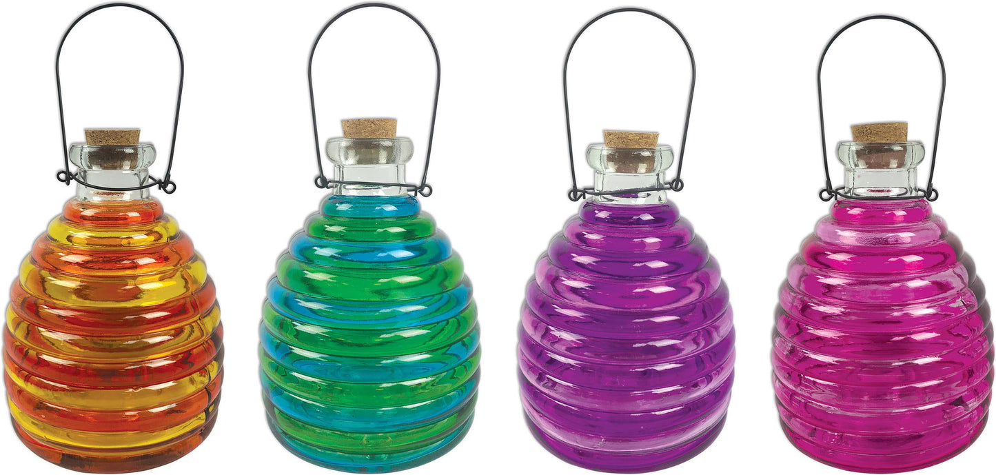 Glass Wasp Traps 4 Assorted