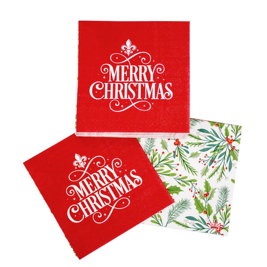 Merry Christmas Cocktail Napkins