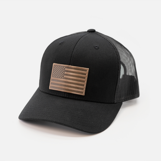 American Flag Trucker Hat