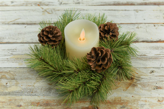 Dakota Pine 6.5in Candle Ring