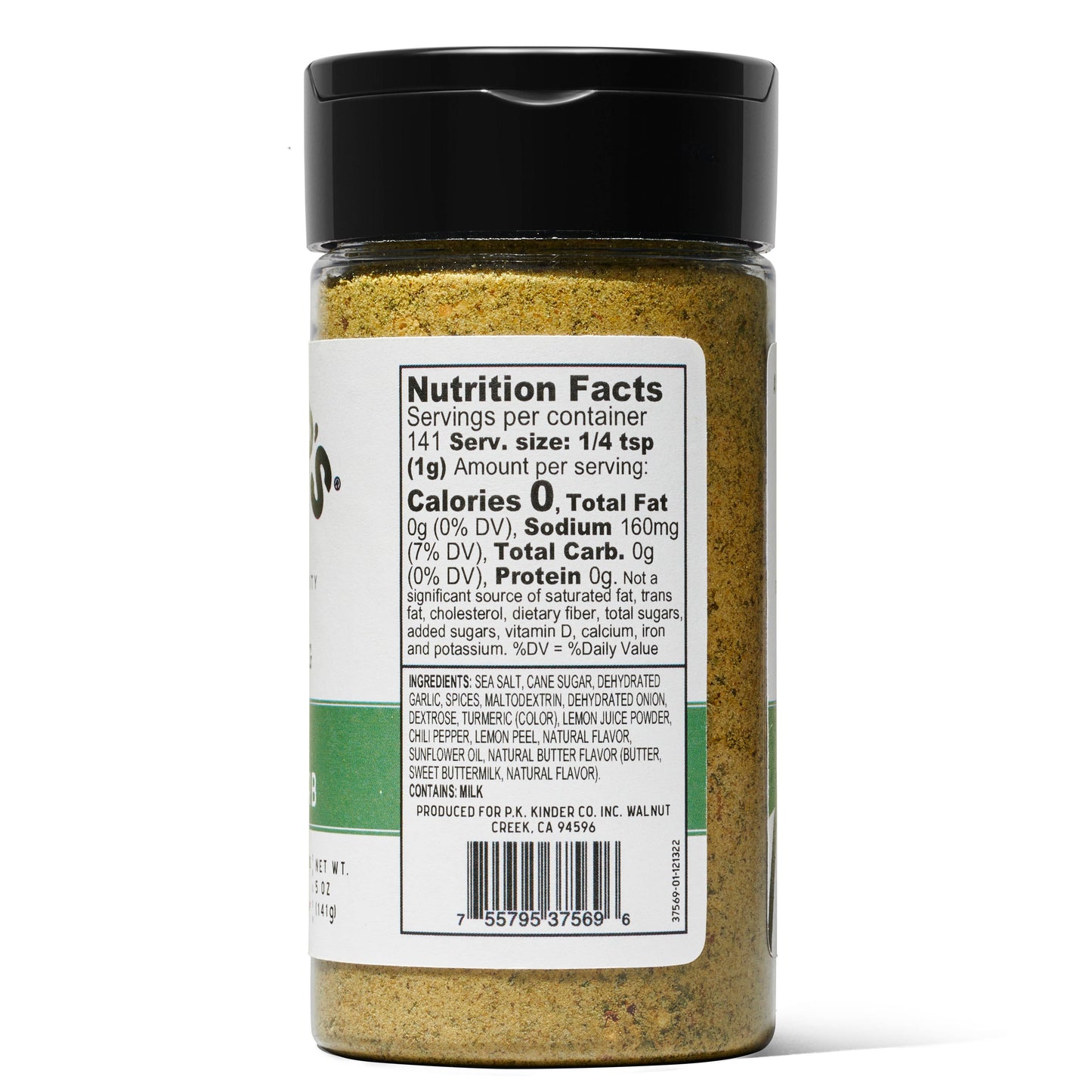 Buttery Garlic and Herb Seasoning 5oz