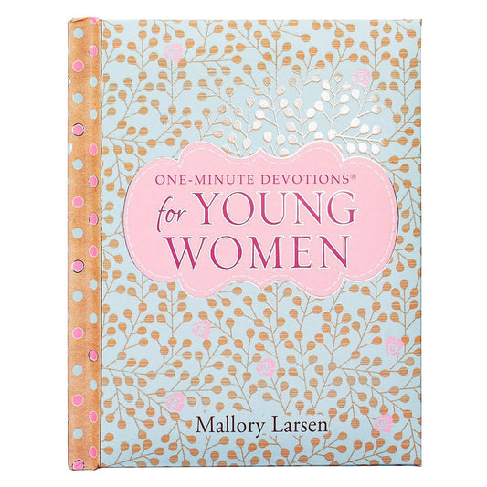 One-Minute Devotions for Young Women Padded Hardcover Book
