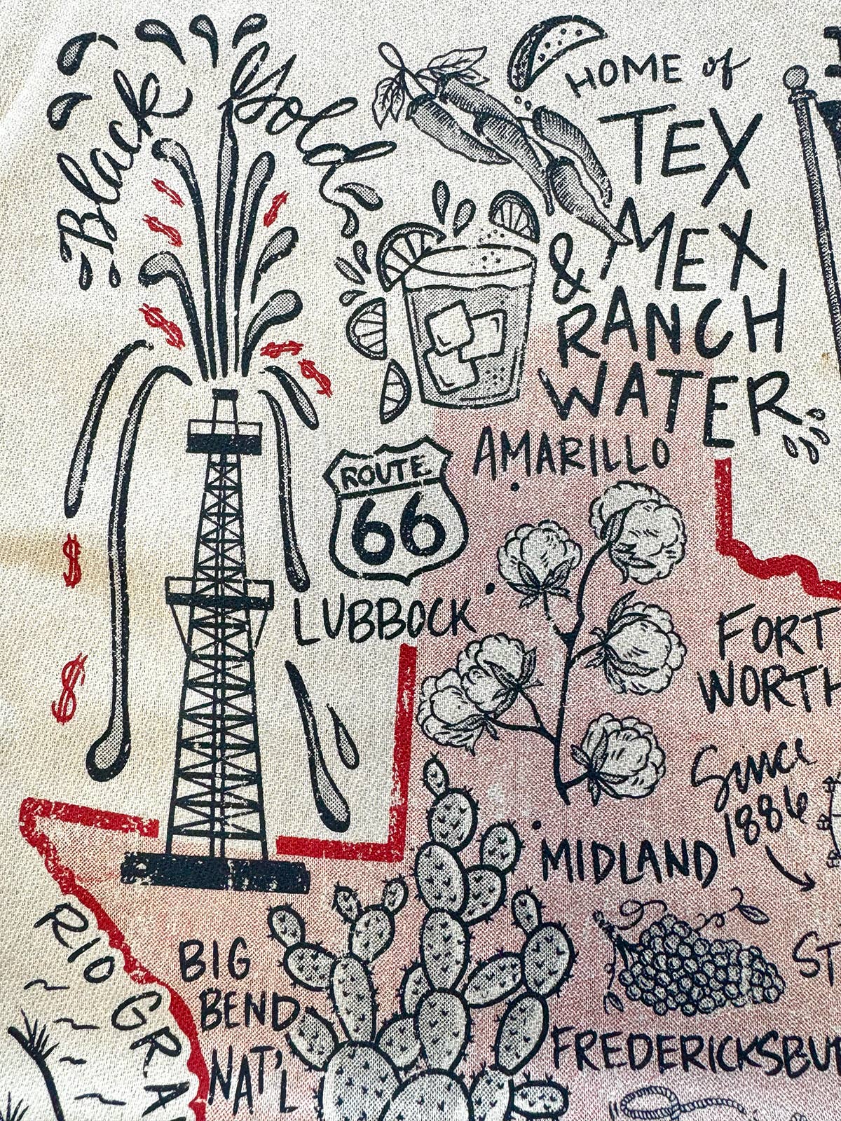 Everything Is Bigger In Texas- Kitchen Towel