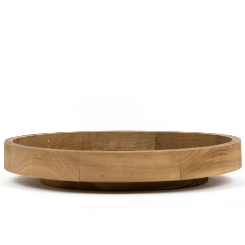 Spin Tray, Natural 10x10x3