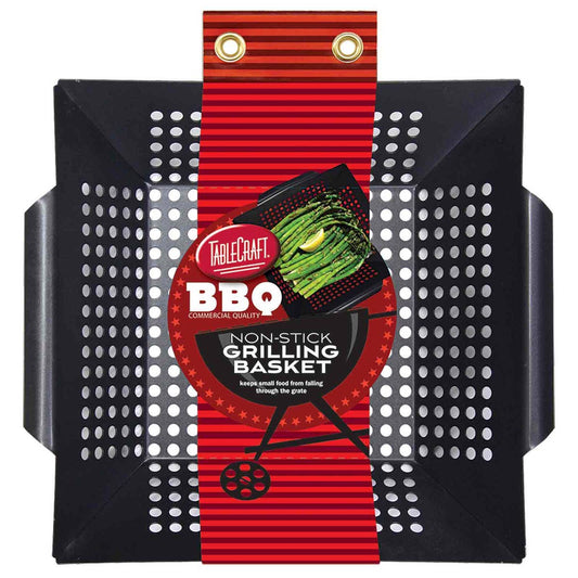 Square Grilling Basket with Handles, Non-Stick