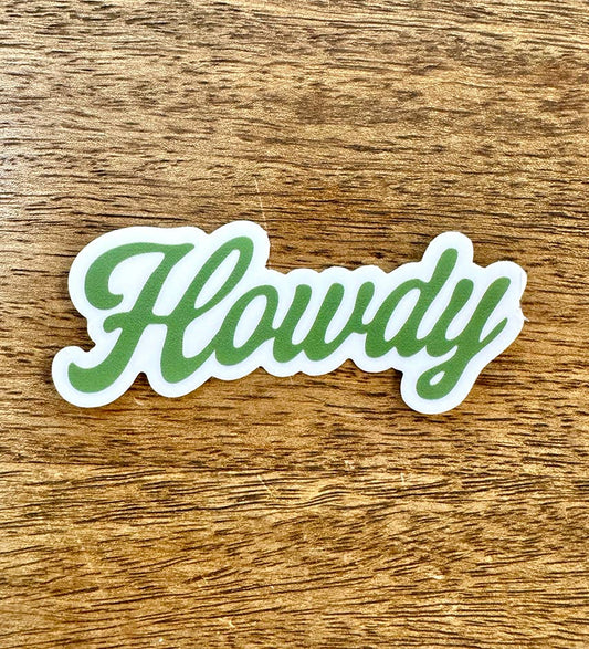 Howdy Sticker