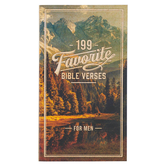 199 Favorite Bible Verses for Men Softcover Book