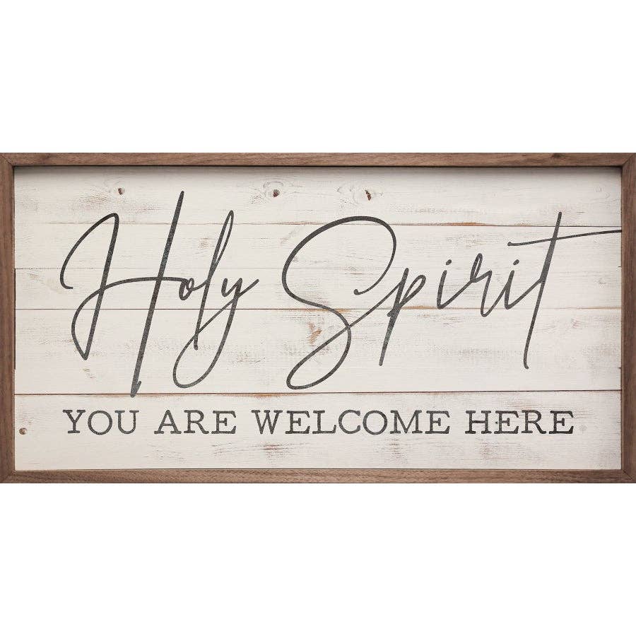 Holy Spirit Whitewash Sign