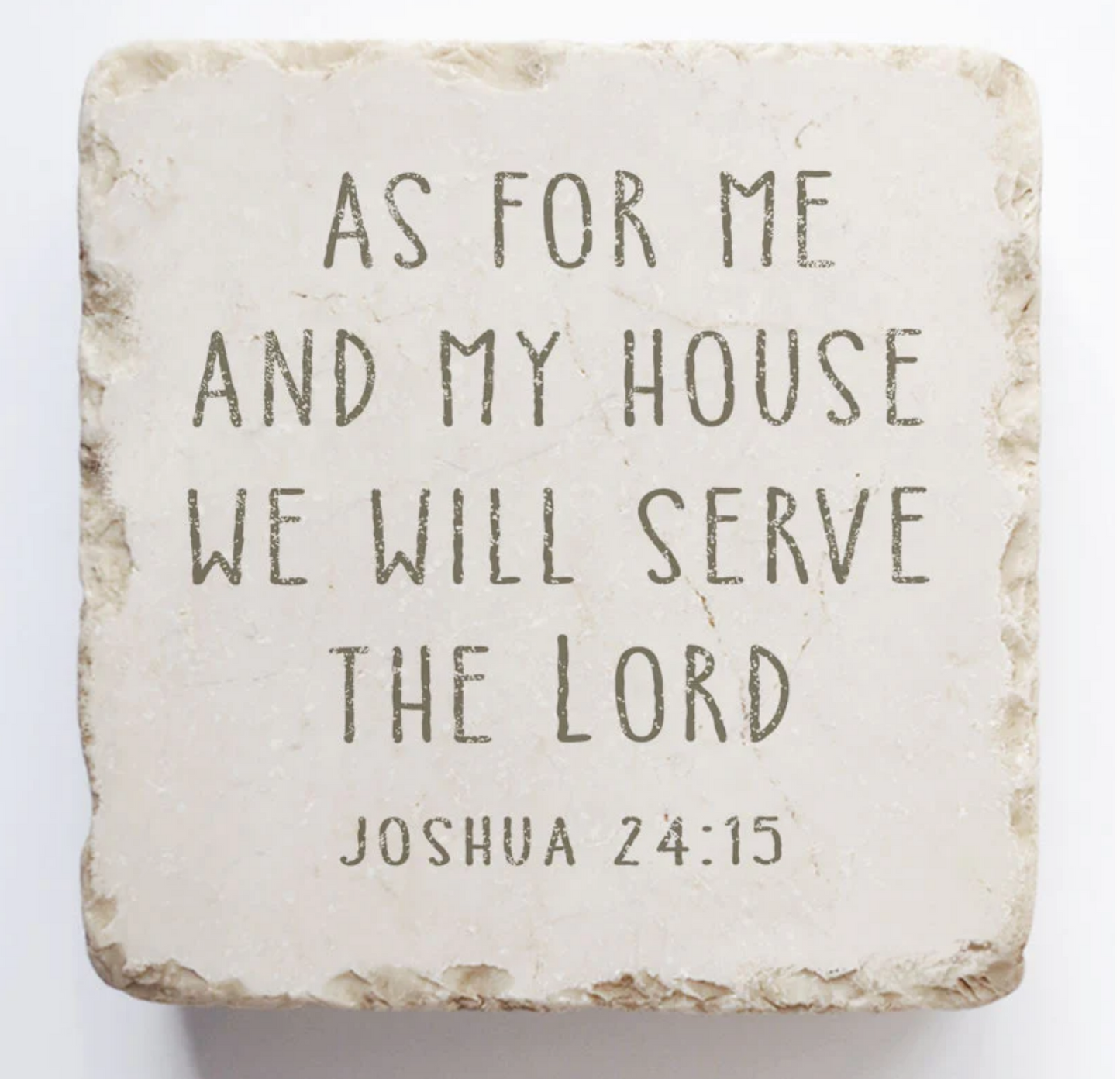 Joshua 24:15 Stone with Stand