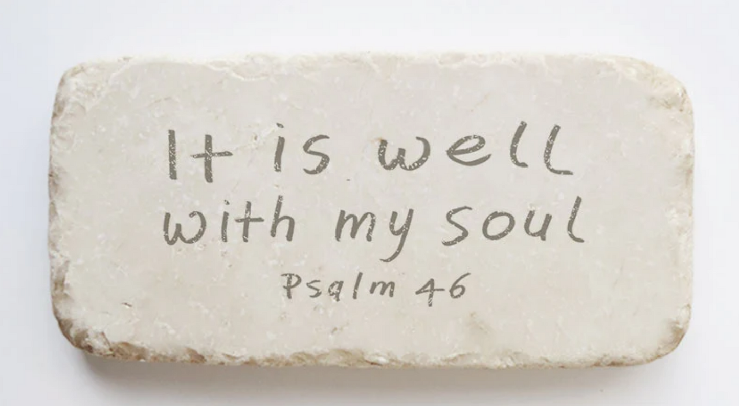 Psalm 46 Half Stone