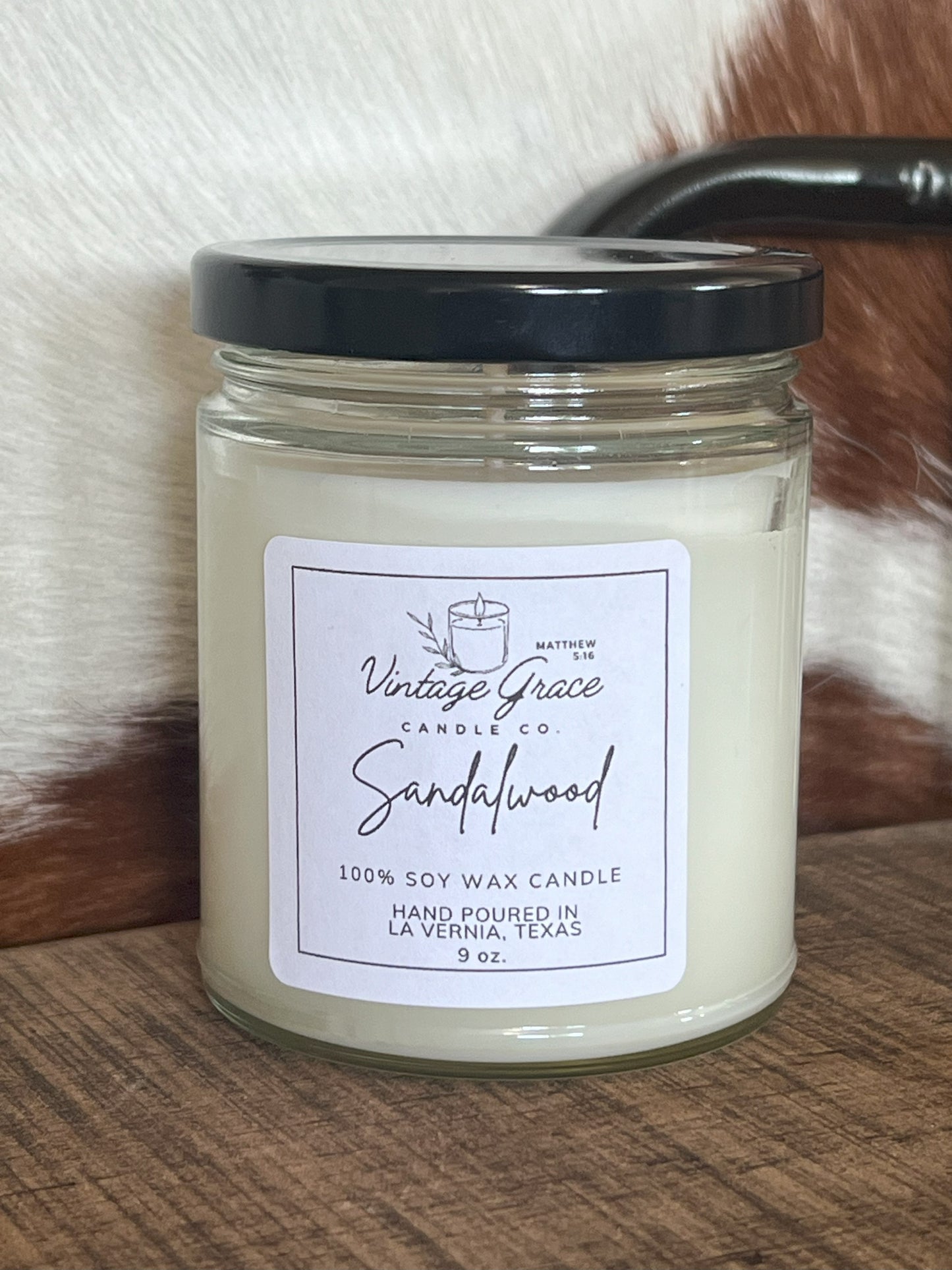 Sandalwood Soy Candle