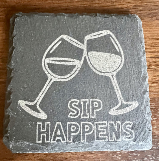 Sip Happens Coaster